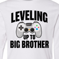 thumbnail image 4 of Inktastic Leveling Up to Big Brother Long Sleeve Youth T-Shirt, 4 of 5