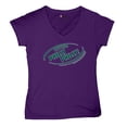 thumbnail image 5 of Philly Philly Funny Women's V-Neck T-shirt Philadelphia Fan Football League Ball Game Champs City of Brotherly Love Tee, 5 of 7