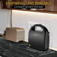 thumbnail image 5 of 750W Toaster with Removable Non-Stick Plates, Ideal for Grilled Cheese, Sandwiches, And Steaks, 3-In-1 Sandwich Maker, Panini Press, And Waffle Iron in Black, 5 of 8