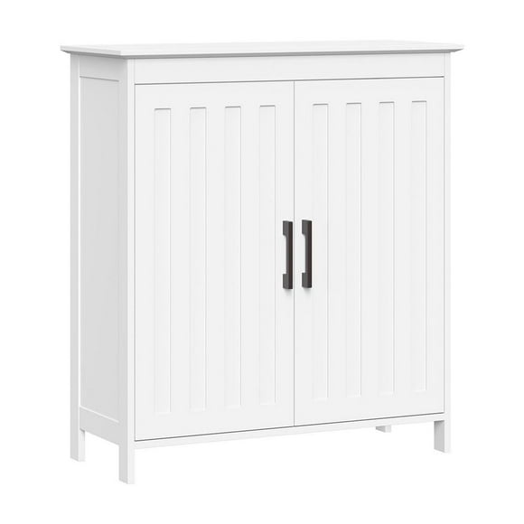 Monroe Armoire de plancher à deux portes - Blanc
