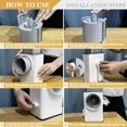 thumbnail image 5 of 1 pcs Home White Kitche Multifunctional Vegetable Shredder, Storm Shredder 3 Blades, 5 of 5