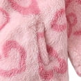 thumbnail image 7 of Atogsazn Kids Girls Fleece Zip Up Jacket Childrens Casual Sherpa Long Sleeve Coat Winter Thick Warm Tops Pink 5-6 Years Fashion, 7 of 7