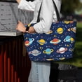 thumbnail image 6 of Kuqiui Planets and Stars Print Beach Pool Bags Tote for Women Ladies Large Gym Tote Carry On Bag for Weekender Travel Waterproof, 6 of 6