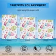 thumbnail image 5 of GZHJMY Beach Towel for Women Girls, Cartoon Colourful Ice Cream Bath Towel, Oversized Lightweight Sport Towel, 31x71 Inch, 5 of 7