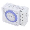thumbnail image 1 of Cergrey Electronic Timer Switch,TB‑388 24 Hours Time Switch Programmable Quartz Controlled Stepper Motor Timer AC100‑240V 50/60Hz,Timer Switch, 1 of 8