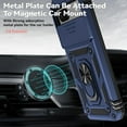 thumbnail image 3 of HCTian for Google Pixel 8A Case with Camera Lens Cover HD Screen Protector, Dual Layer Military-Grade Drop Tested Magnetic Ring Holder Kickstand Protective Phone Case for Google Pixel 8A 2024, 3 of 9