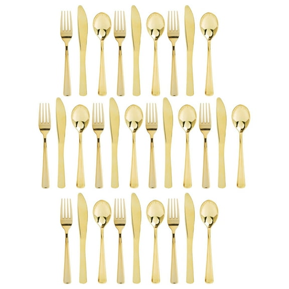 Cutlery Spoon Portable Plastic Serving Utensils Party Kit Cutters Forks Spoons Banquet