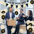 thumbnail image 4 of We Will Miss You Decorations Black and Gold, Good Luck Balloon Banner for Retirement Sorry Your Leaving Goodbye Going Away Travelling Farewell Decorations, Graduation Congratulations, 4 of 7