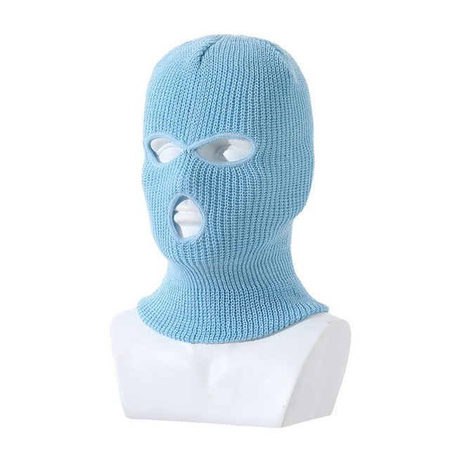 Warm Knitted Ski Face Cover Windproof Fleece Thermal Face for Electric Bikes Motorcycles
