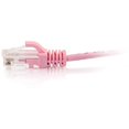 thumbnail image 2 of C2G 3ft Cat6 Snagless Unshielded (UTP) Slim Ethernet Network Patch Cable - Pink - Patch cable - RJ-45 (M) to RJ-45 (M) - 3 ft - UTP - CAT 6 - molded, snagless - pink, 2 of 2
