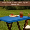 thumbnail image 4 of 2Pack Picnic Table Cloth, 34"x34" Square Elastic Fitted Tablecloths, Red, 4 of 6