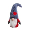 thumbnail image 1 of Yuarrent muñeco de peluche de gnomo de Navidad sueco, juguete escandinavo hecho a mano, decoración de enano, regalos de fiesta de Navidad Kits de decoración para fiestas No.02 Yuarrent HA0270-02B, 1 of 6
