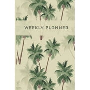 Weekly Planner Agenda Semanal Journal Calendar Palm Trees Vintage Retro Style : Barcelover