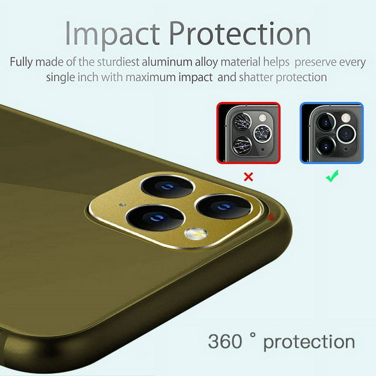 Xpression iPhone 11 Pro Max, 11 Pro Camera Lens Protector, Metal