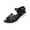 Black, variant on Bkhluea Women Crisscross Strap Comfort Wedge Sandals Adjustable Footwear For Beach Travel Daily Casual Outdoor Activities