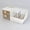 White, variant on Desktop Storage Box and Office Organizer, Desktop Storage Holder with 2 Drawers, Multiple Compartments, Plastic Material, 1 Count, Medium,White