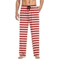 thumbnail image 3 of Top-kevin Multi- Xmas Striped Pajama Pants for Men PJs Bottoms Sleep Lounge Pants with Pockets, 3 of 12