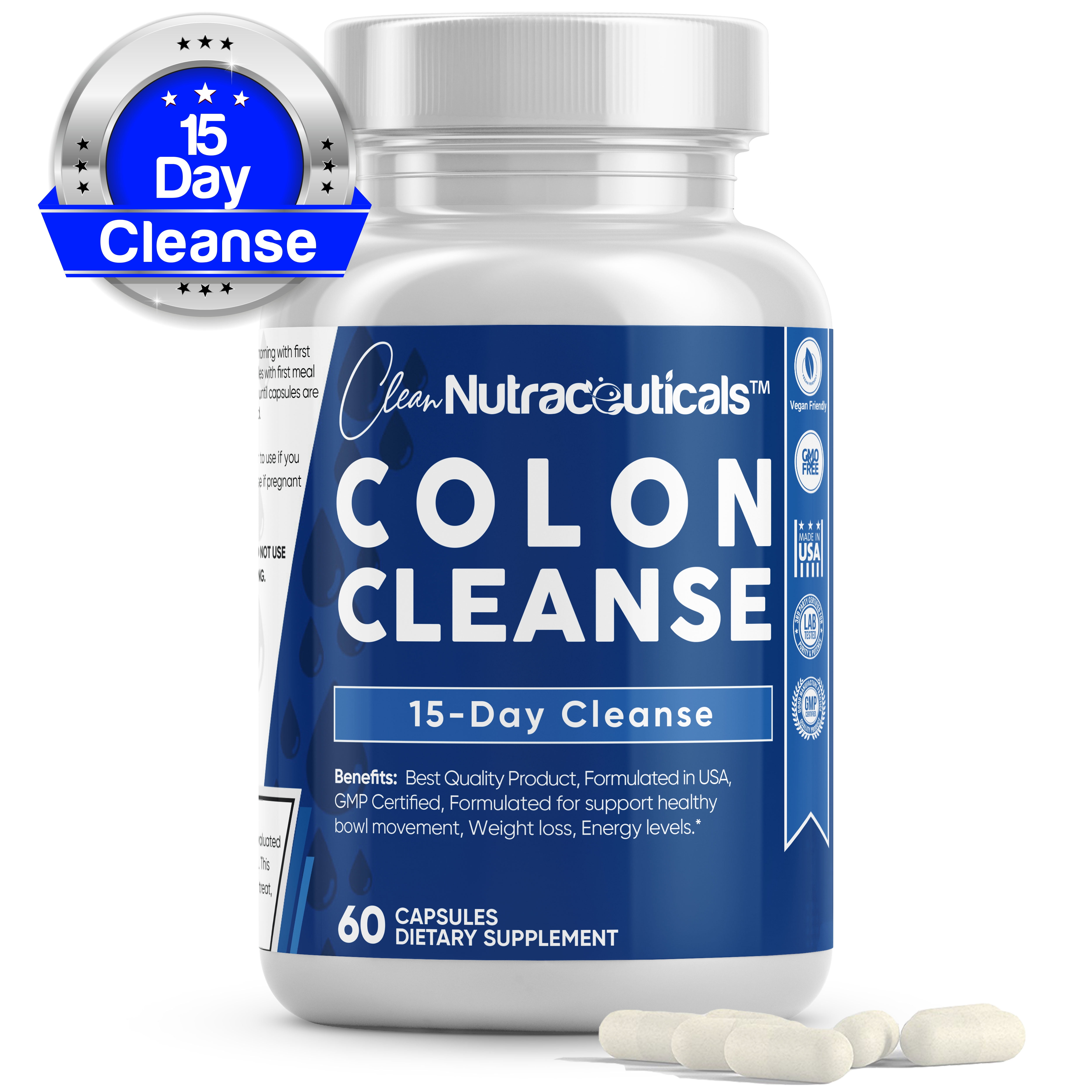 Colon Cleanse and Detox Quick Detox Colon Cleanser Eliminate Toxins