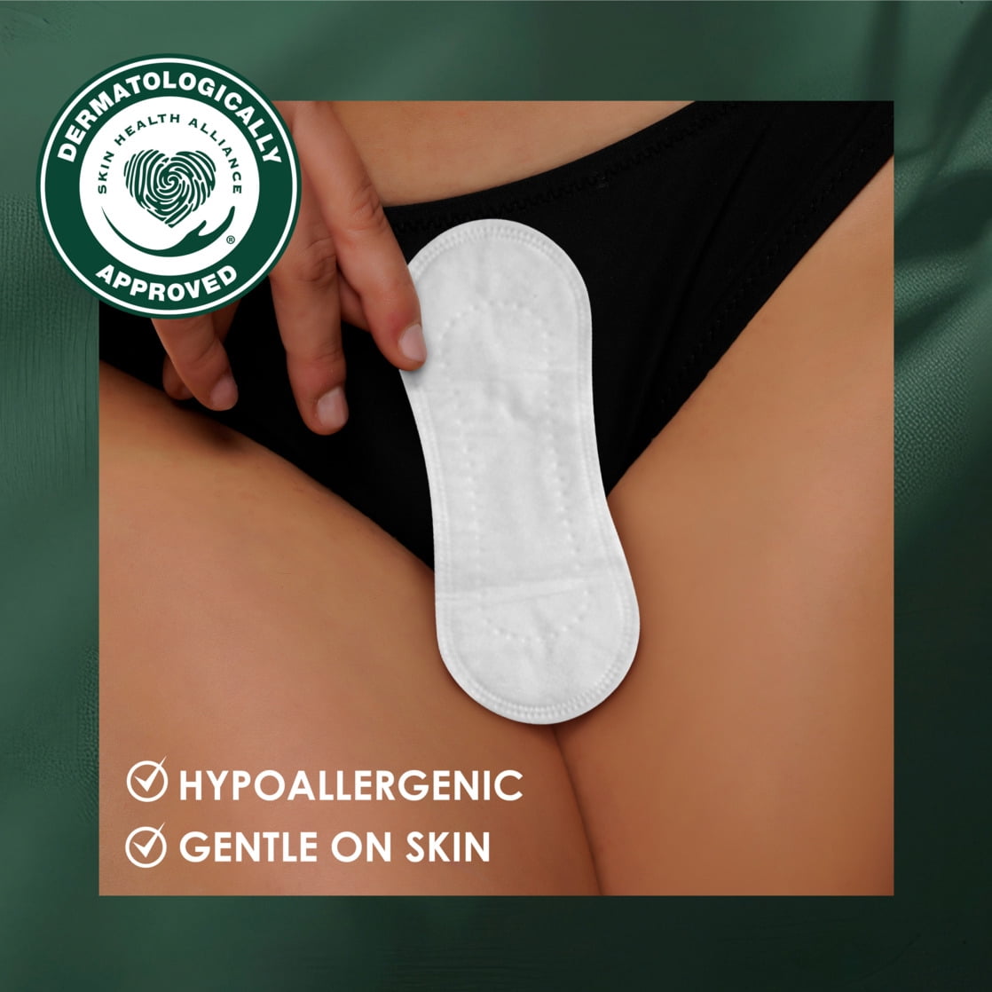 L. Chlorine Free Ultra Thin Panty Liners, Extra Long Length, 80 Ct