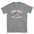 thumbnail image 1 of Fort Mill South Carolina Patriot Men's Cotton T-Shirt, 1 of 1