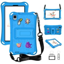 Dteck Kids Case Kickstand Cover with Shoulder Strap for Galaxy Tab A9 8.7" (SM-X110/X115/X117) & Galaxy Tab A7 Lite 8.7" (SM-T220/T225/T227) & Tab A 8.0 2019 (SM-T290/T295/T297) ,Skyblue