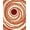 Cream, Pattern 3, variant on ODIKA 4' x 6' Machine Washable Non-Slip Area Rug, Op Art Spiral High Traffic Rug, Teal, 440981