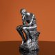 thumbnail image 4 of Estatua de resina moderna Sunnimix Escultura de arte Figura hombre pensador 14x10x24,5 cm, 4 of 8