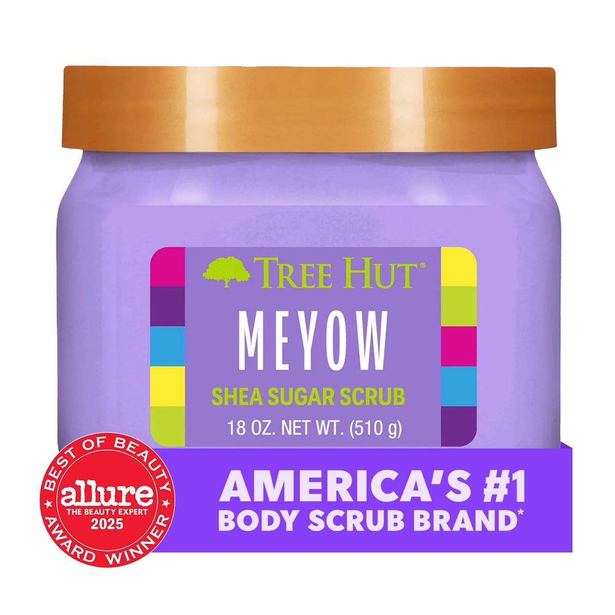 Tree Hut Meyow Shea Butter Sugar Body Scrub, 18 oz