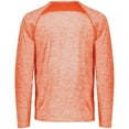 thumbnail image 2 of Holloway Sportswear M Electrify Coolcore® Long Sleeve Tee Orange Heather 222570, 2 of 5