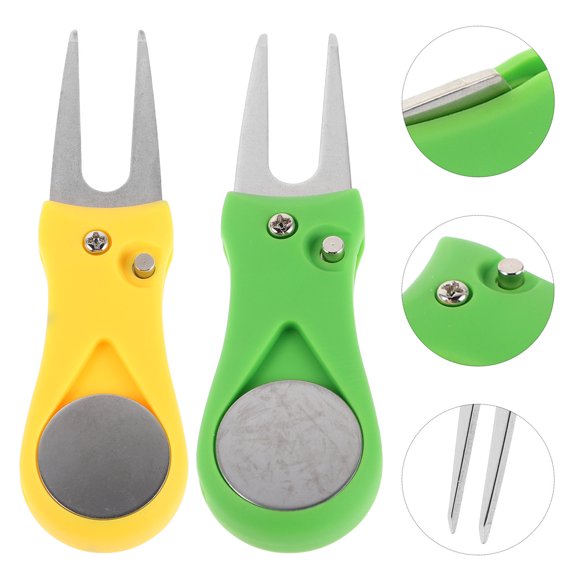 CIMAXIC 2Ud Herramienta Universal Para Reparación De Pitch Marks En Golf Con Visible Color Dual