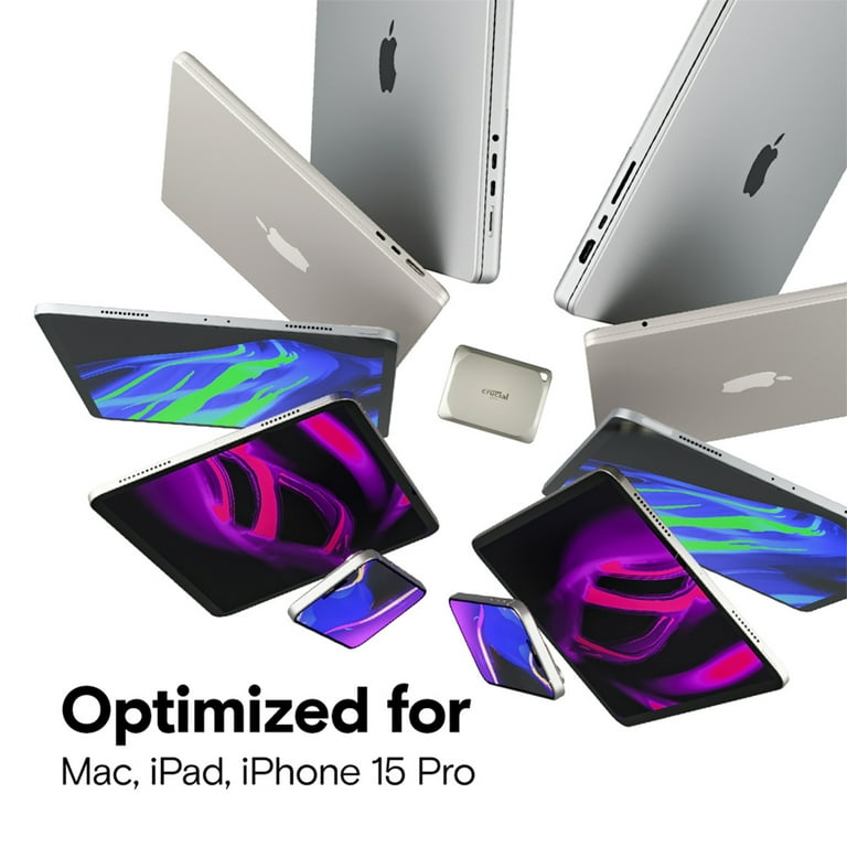 X9 PRO for MAC 2TB Portable SSD - MacBook Laptop Computer Storage