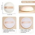 thumbnail image 5 of southwit Powder Puff Face Round Soft Makeup Puff for Loose Powder Soft Body Cosmetic Foundation Sponge Mineral Powder Wet Dry Makeup Tool with Strap, 5 of 5