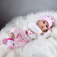 thumbnail image 3 of Zimtown 22 en Realista Recién Nacido Silicona Vinilo Reborn Baby Dolls Zimtown Muñeca de bebé renacido, 3 of 5