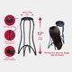 thumbnail image 4 of Pinzas en forma de garra para el cabello de Metal rosa, pinzas de tiburón grandes, pasadores antideslizantes para sujeción fuerte, accesorios de moda para rizado largo, grueso y fino, 4 of 5