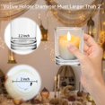 thumbnail image 3 of Velas votivas sin llama Lezonic con control remoto y temporizador, paquete de 6, 3 of 9