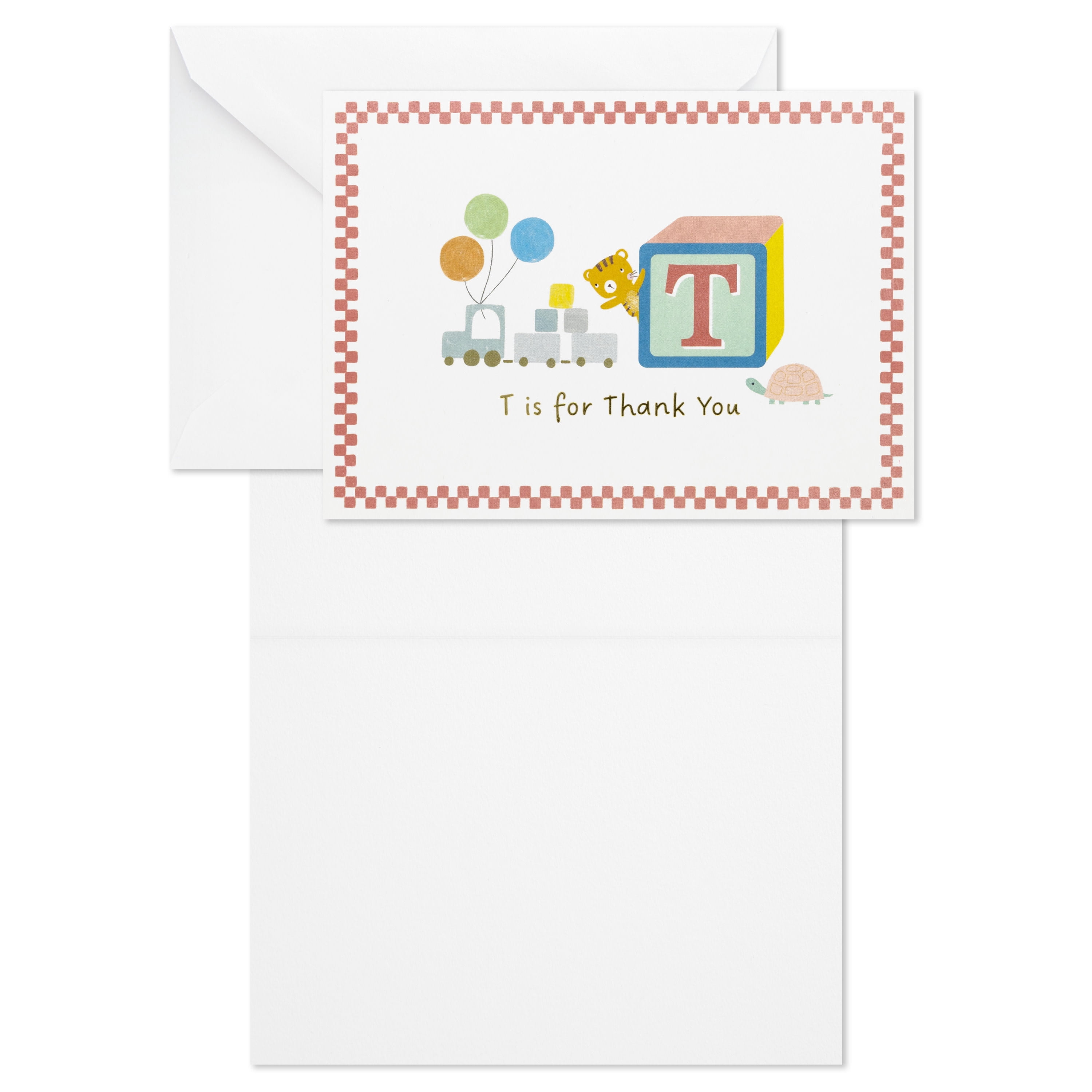 Hallmark Blank Thank You Notes (Baby Toys and Patterns), Pack of 50