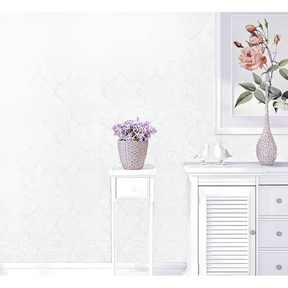 Papel Tapiz Vinil Con Adhesivo H&Jess Decoración Interiores Pared Tamaño 45 cm x 10m