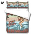 thumbnail image 2 of Dibujos animados Edredón Cubierta Hogar Essentials Conjuntos de cama Conjuntos de almohadas Cubiertas de almohadas Multicolor Múltiples Tamaño Edredón Conjunto Adolescente Boy Regalos M 3 Piezas Advancent HA011561-09, 2 of 7