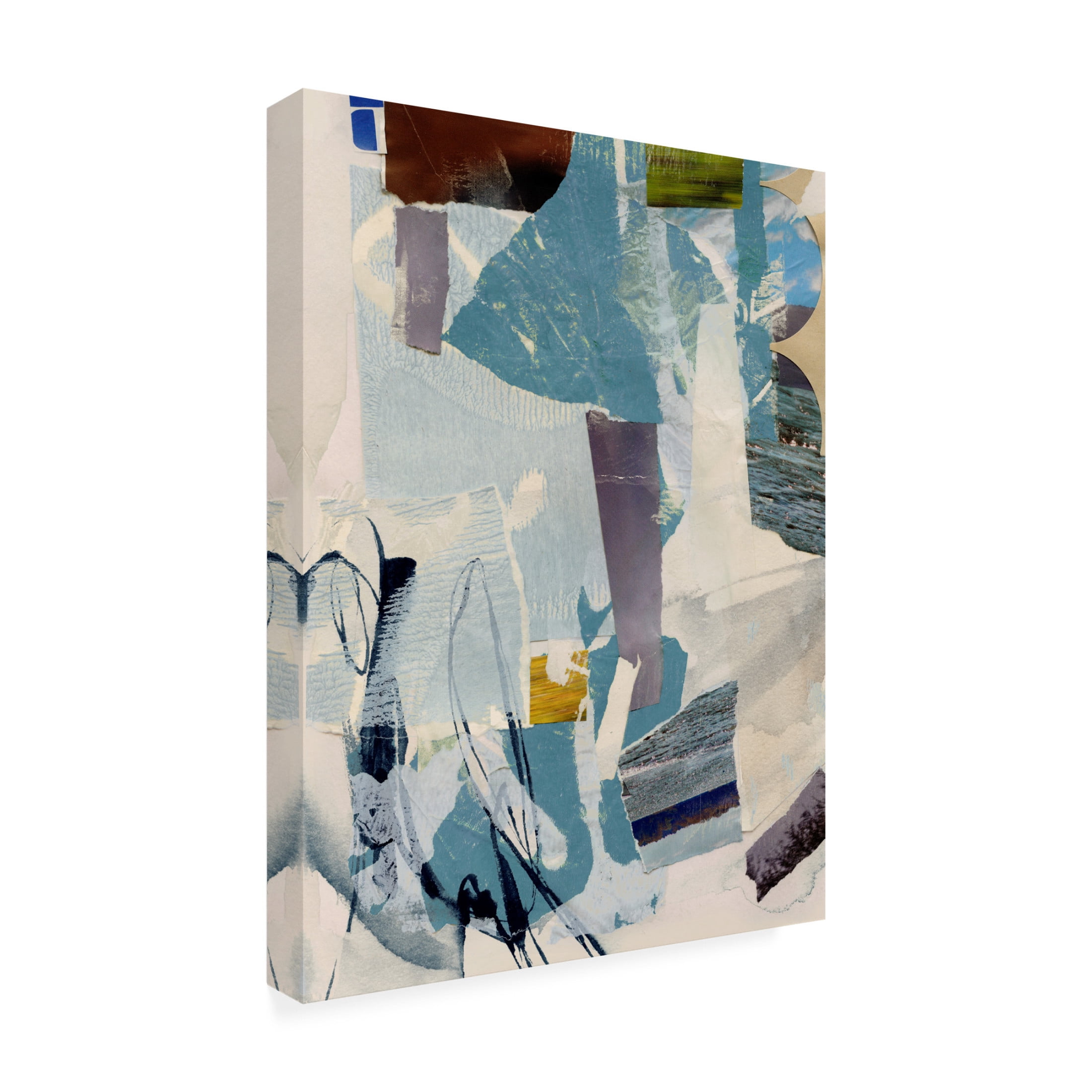 Trademark Fine Art Victoria Barnes Cache Collage I Canvas Wall Art