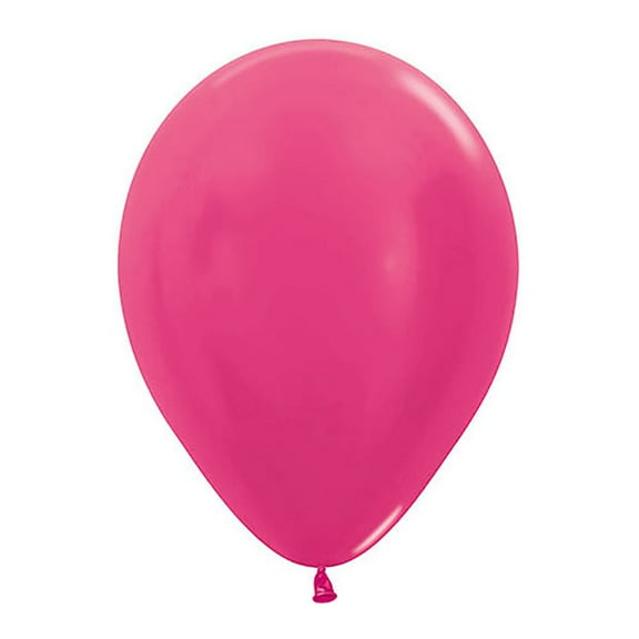 Mayflower Balloons 29959 11 Inch Metallic Fuchsia Latex Pack Of 100