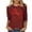 Hot Pink-Shirts, variant on Jsaierl 3/4 Sleeve Tops for Women Summer Round Neck Shirts Boho Print Petite Blouses Work Cotton T-shirts Top S-5XL