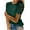 Womens tops plus size-Green, variant on Homenesgenics Womens Tops under $10 Womens Tops Plus Size Women Shirts $5 Women Ladies Solid Short Sleeve Round Neck Pullover Lace Blouse Gray XXL