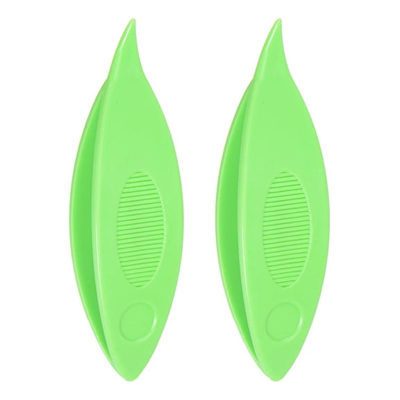 Uxcell Tatting Shuttles 63x17x10mm Colorful Plastic Shuttles Supplies 2 Pack, Green