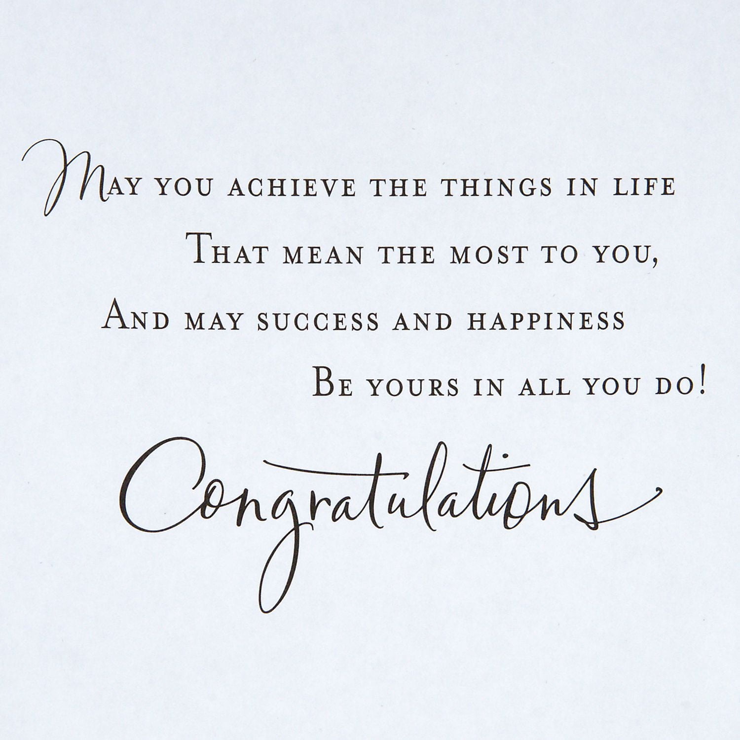 Hallmark Graduation Greeting Card (Success and Happiness)