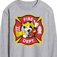 thumbnail image 3 of Disney - Firefighter Mickey - Fire Dept. Alarm - Men's Long Sleeve T-Shirt, 3 of 5