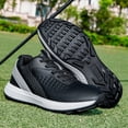 thumbnail image 2 of YOURDIARY Mens Waterproof Golf Shoes - Spikeless Traction, Breathable & Lightweight for All-Day Comfort, 2 of 7