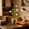 thumbnail image 5 of MMJ Artificial Peony Flower White Faux Peony Branch 28in for Vase Table Centerpiece Wedding Party Home Sofa Display, 5 of 6