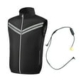thumbnail image 2 of KLKCMS Cooling Fan Jacket 2 Fans Wearable Portable Cooler for Cycling Hiking Summer Black XL, 2 of 9