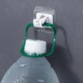thumbnail image 2 of Dos ganchos para barra de cortina OPP con embalaje, sin necesidad de perforar, ganchos multiusos para barra de cortina de cocina y sala de estar, sin travesaño., 2 of 7