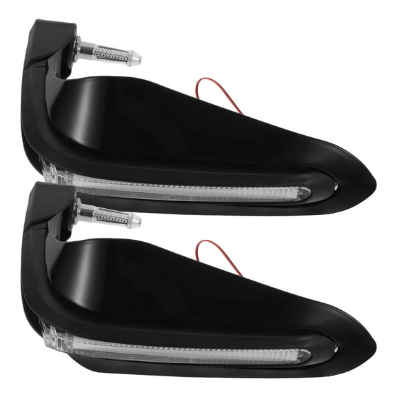 GOOHOCHY Motorcycle Handguards Black,Hand Guards Windshield Vehicle Turn Signal Lights For Sportster Touring Dirt Bike